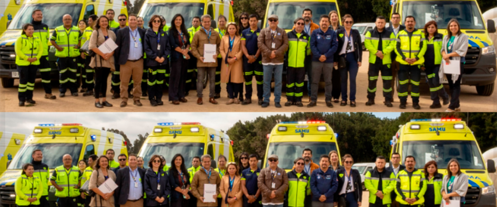 Servicio de Salud entrega cinco nuevas ambulancias en La Araucanía